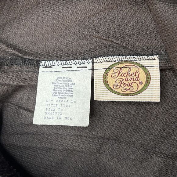 NEW Womens VINTAGE Corduroy Pants Medium High Waist Single Stitch Retro Trouser - Picture 5 of 7